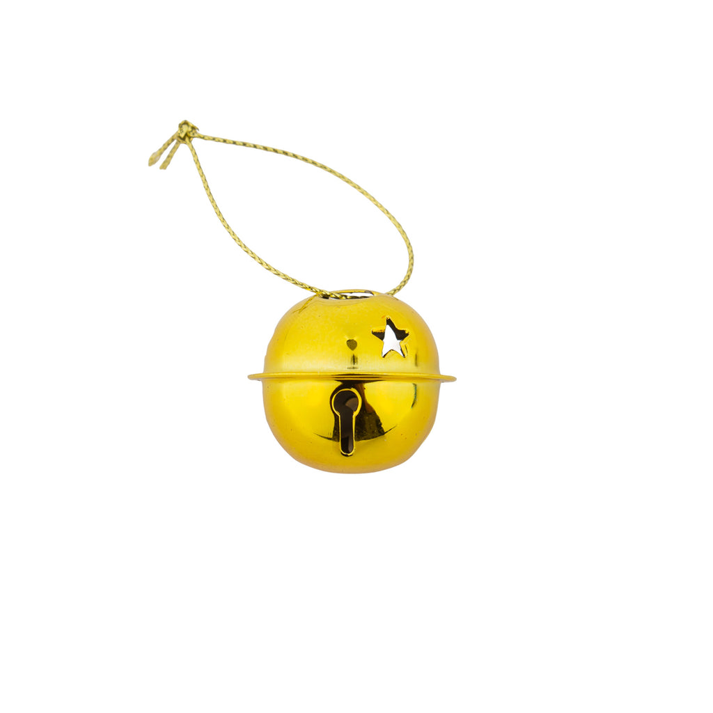 Christmas Hanging Metal Bells 9pc