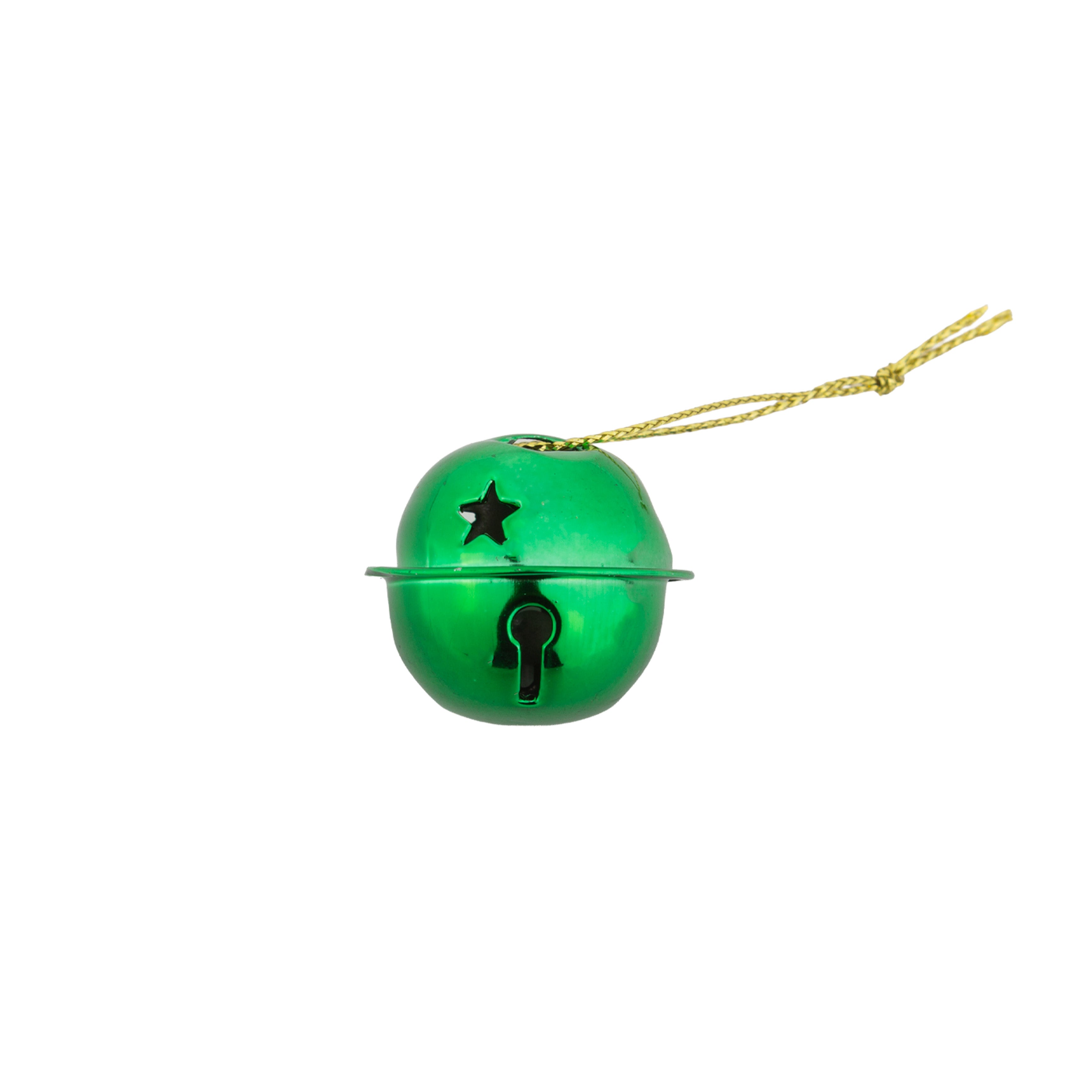 Christmas Hanging Metal Bells 9pc