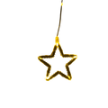Christmas Light Up Star Multicolour 10pc 3mt