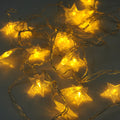 Christmas Light Up Star Warm Colour 20pc 4Mtr