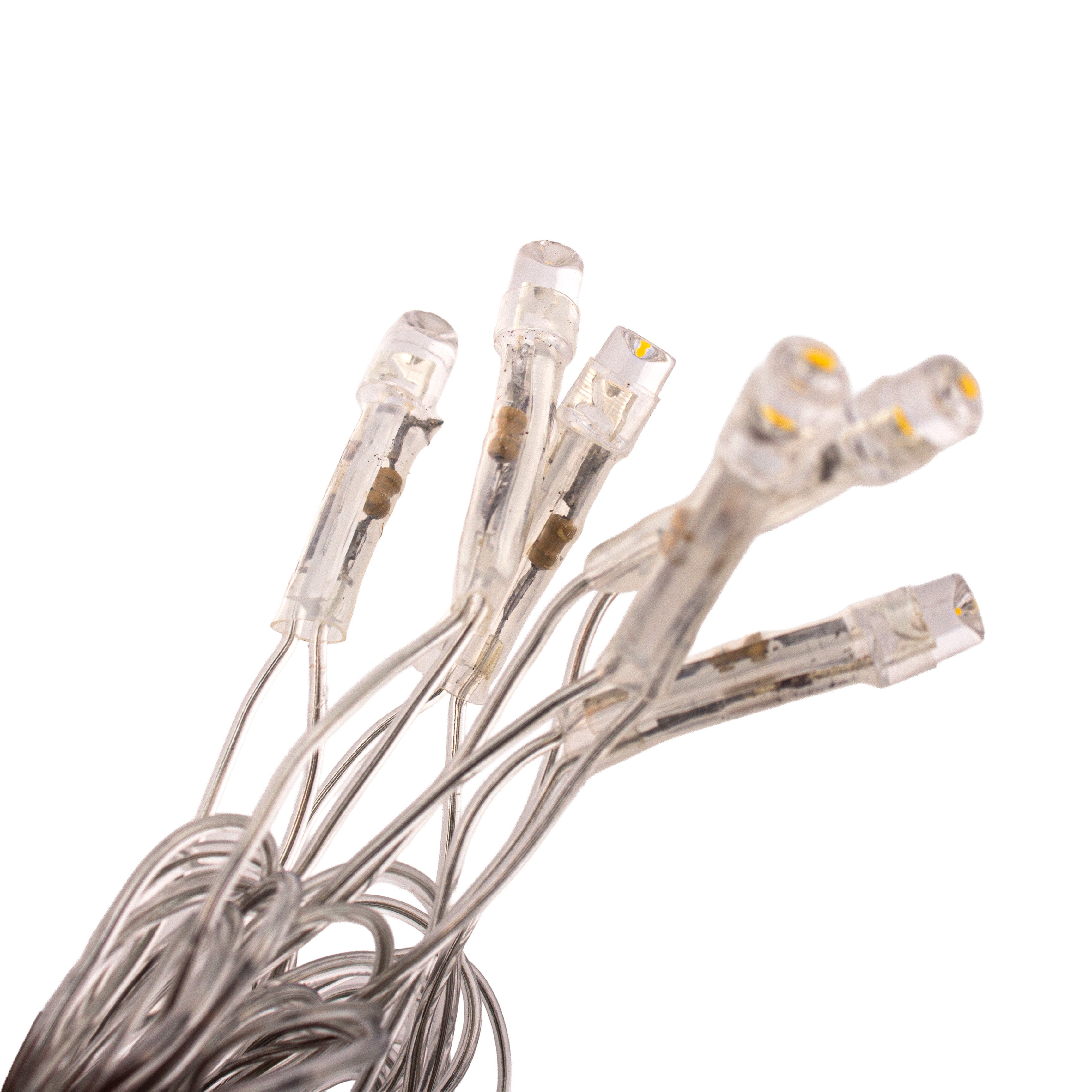 LED Light Up 8 mode Warm Colour 100pc 8mt