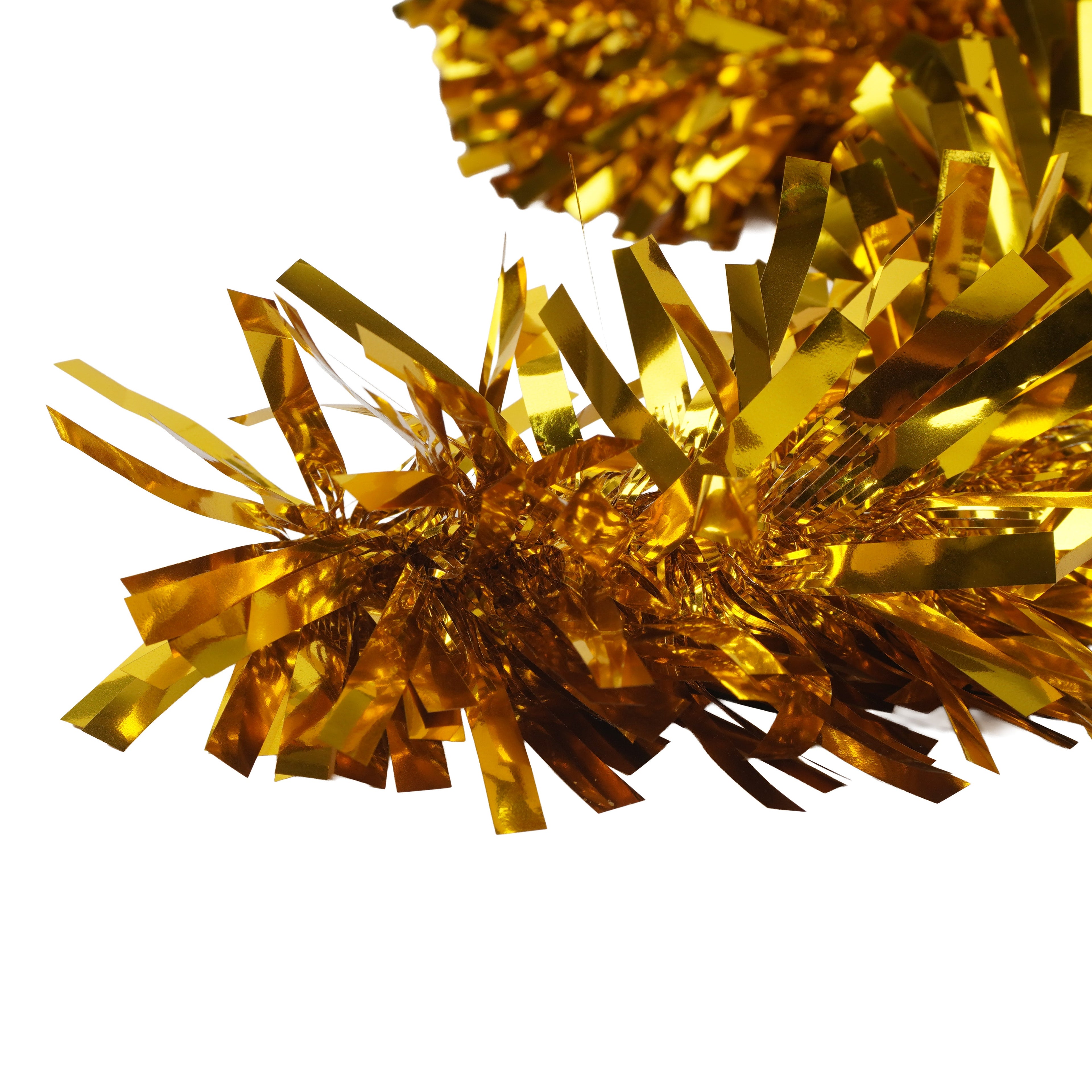 Tinsel Garland Metallic Gold 9cm X 2Mtr 1pc