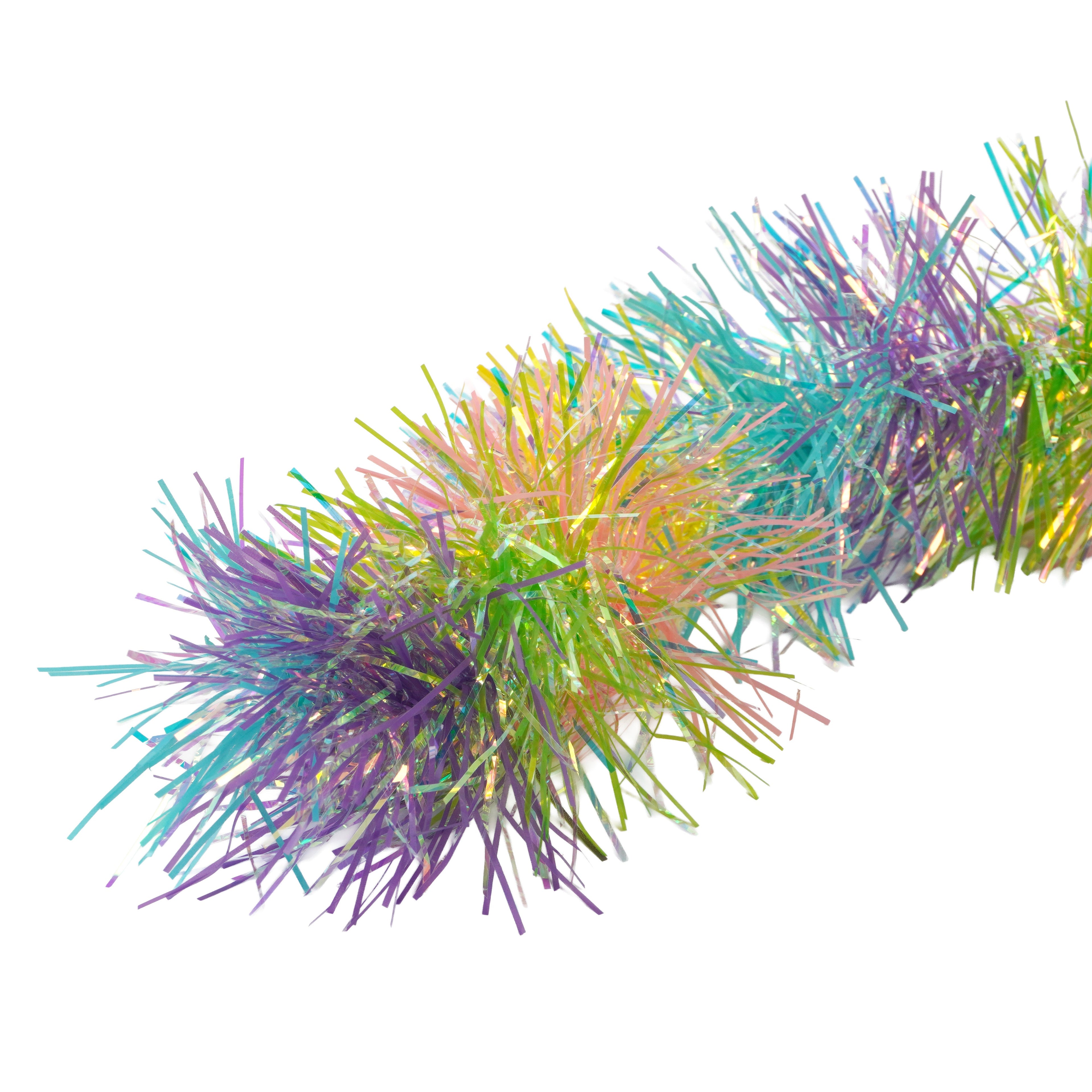 Tinsel Holographic Multicolour 9cm X 2Mtr 1pc