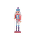 Nutcracker Soldier Ornament Pastel Pink 7inch X 2inch 1pc Box