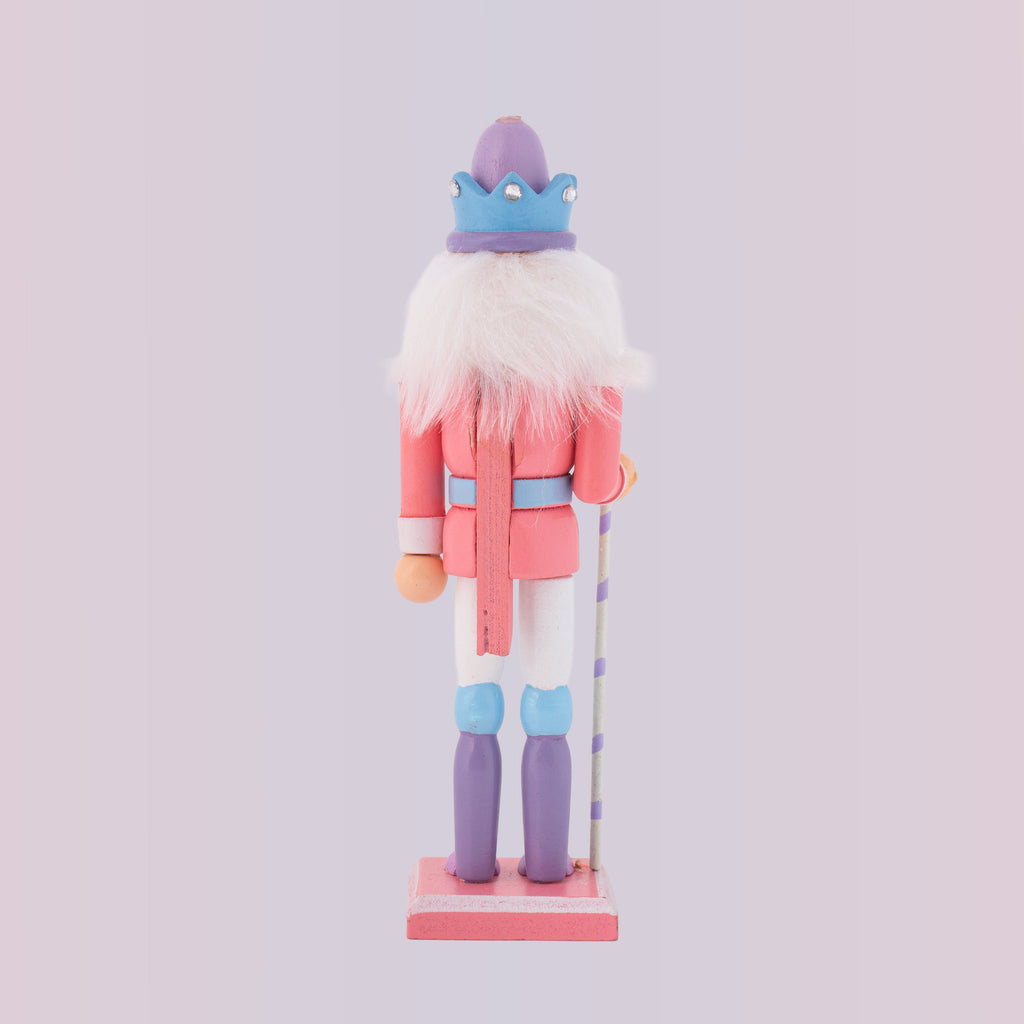 Nutcracker Soldier Ornament Pastel Pink 7inch X 2inch 1pc Box