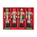 Nutcracker Soldier Ornament Traditional 5inch Set Of 4 1Box
