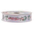Christmas Printed Satin Ribbon Christmas Time 1.8mm X 2.7mtr 1pc