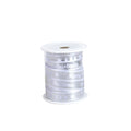 Merry Christmas Metallic Printed Satin Ribbon Silver 1cm X 4.5mtr 1pc