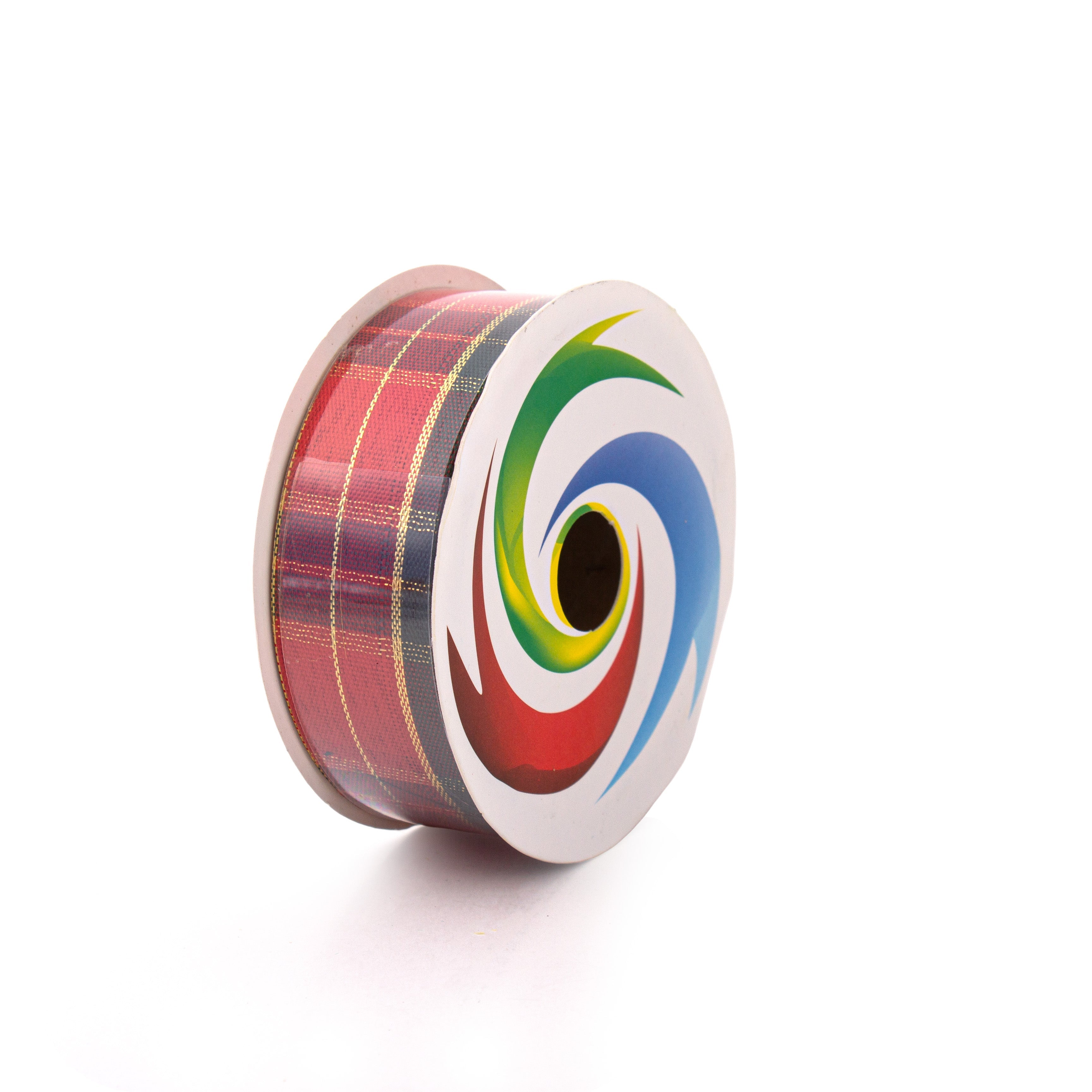 Christmas Tartan Ribbon 2.5cm X 2.7mtr 1pc