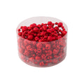 Christmas Disco Bead Red 10mm 3Mtr Box