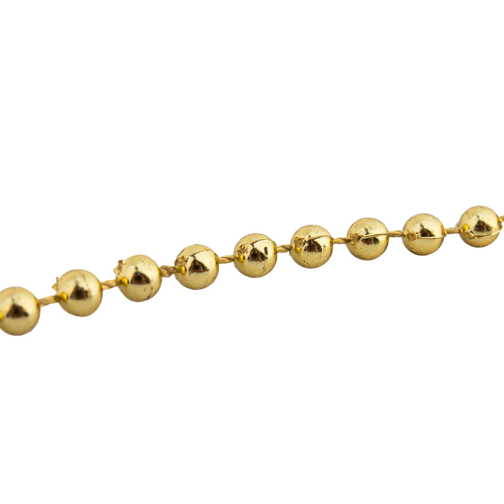 Christmas Round Bead Garland Gold 3mm 5Mtr Box