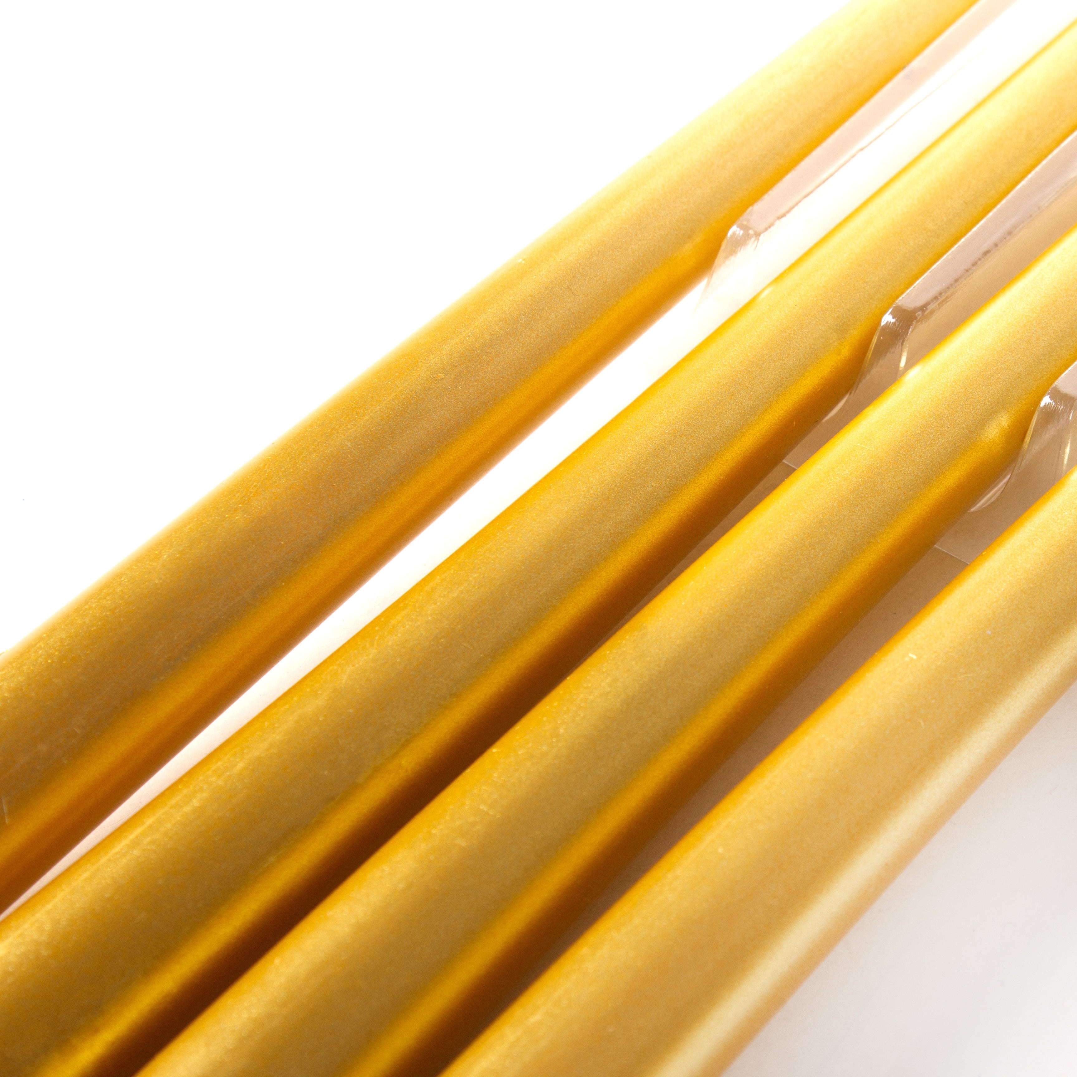Metallic Round Candle Gold & Metal Candlestick Holder (Medium) Combo