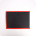 Double Side Black Board Slate Plain & Number Grid Red 18 X 25cm 1pc