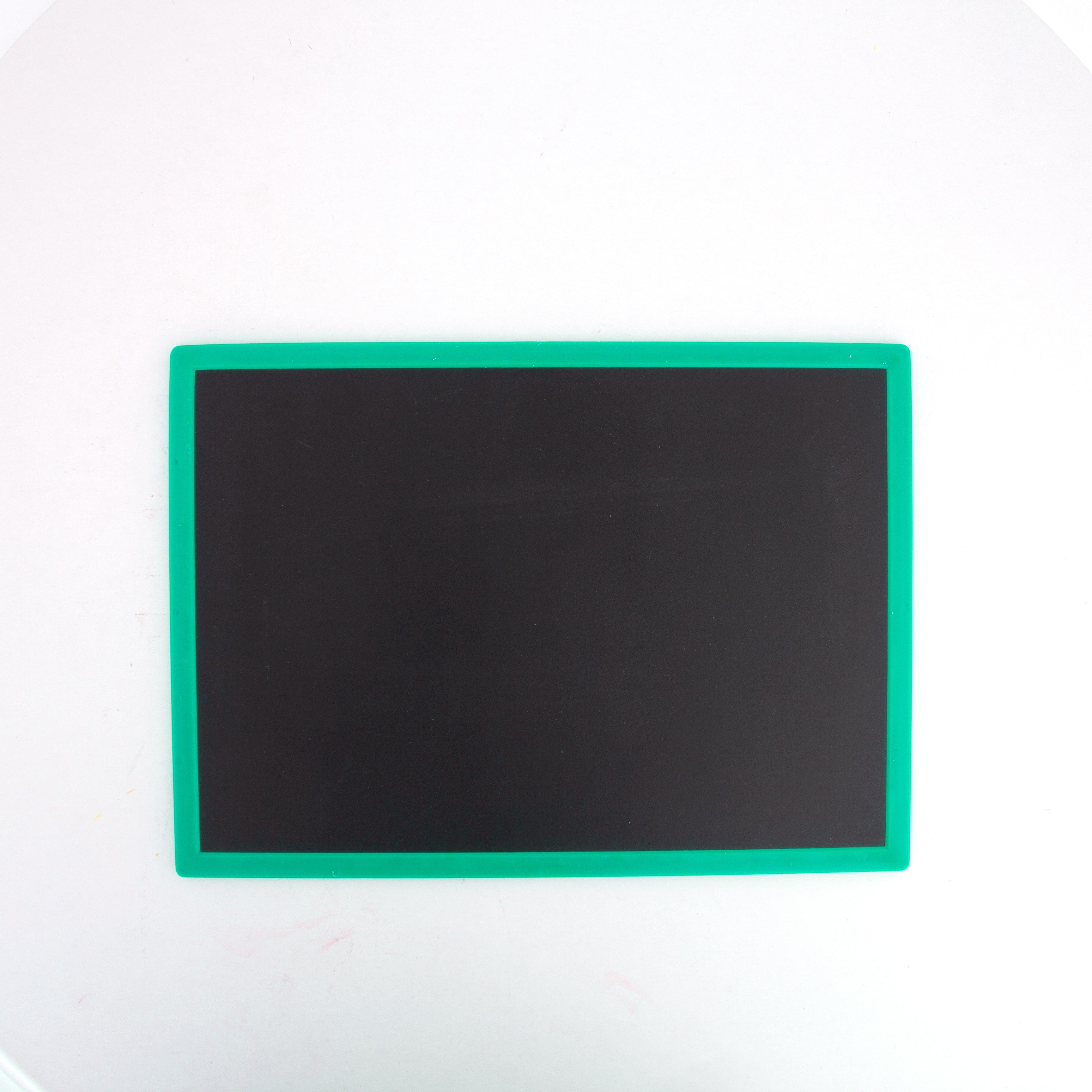 Double Side Black Board Slate Plain & Number Grid Green 18 X 25cm 1pc