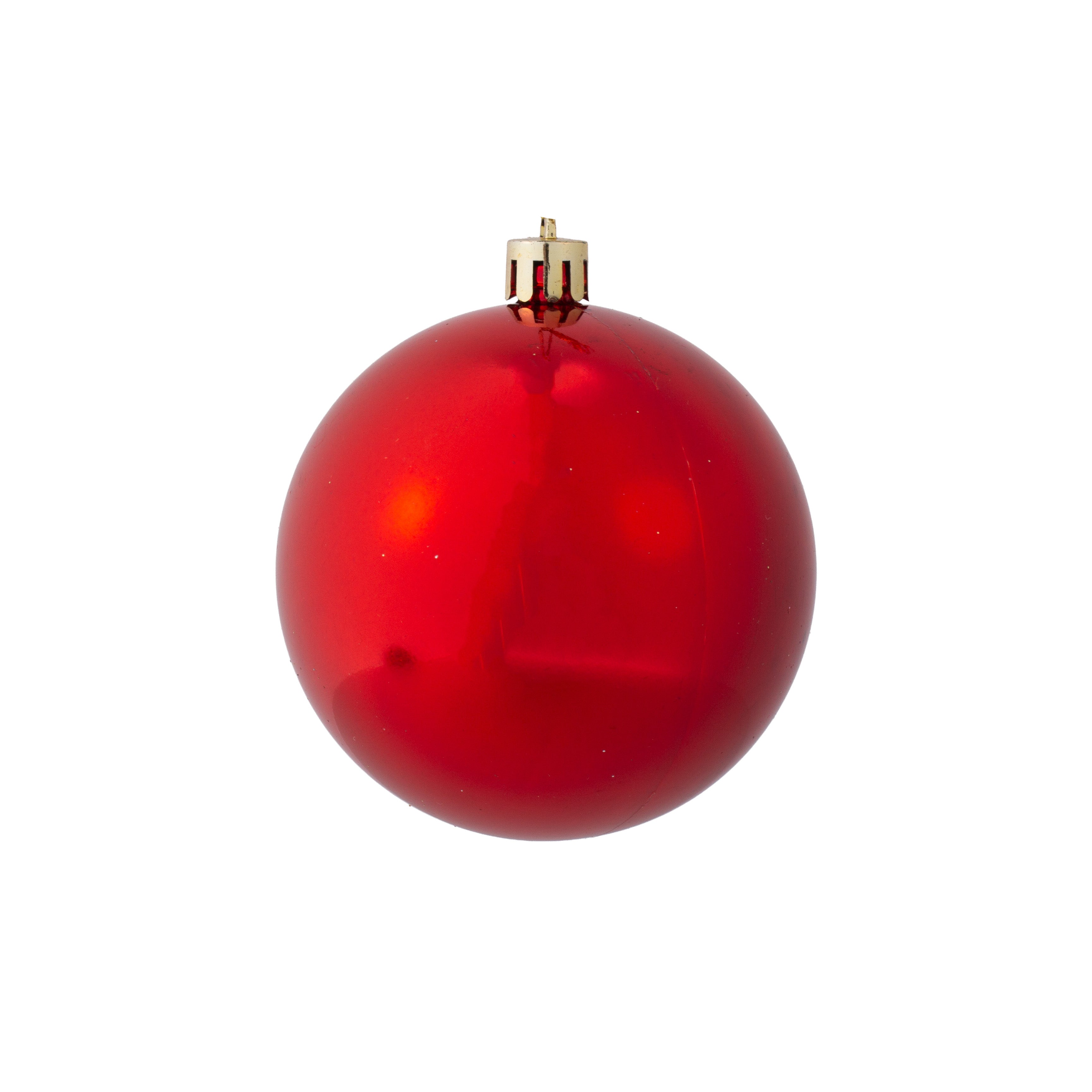 Christmas Decoration Matte Finish, Glitter Bauble Big Assorted colours 8cm 6pcs