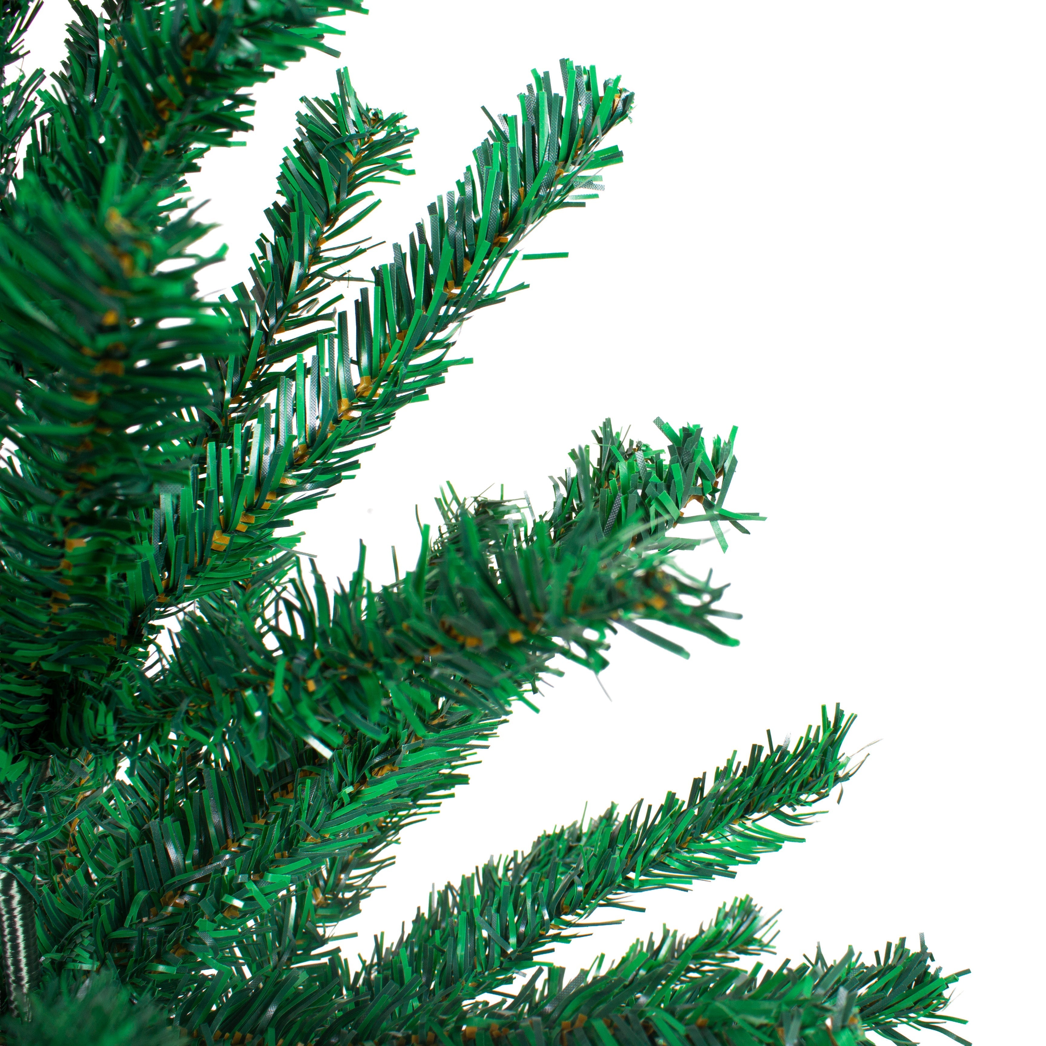 4 Feet - Christmas Festive Tree 100 Branches 1pc  (Ornaments Combo)