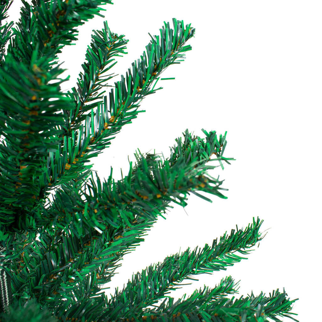 4 Feet - Christmas Festive Tree 100 Branches 1pc  (Ornaments Combo)