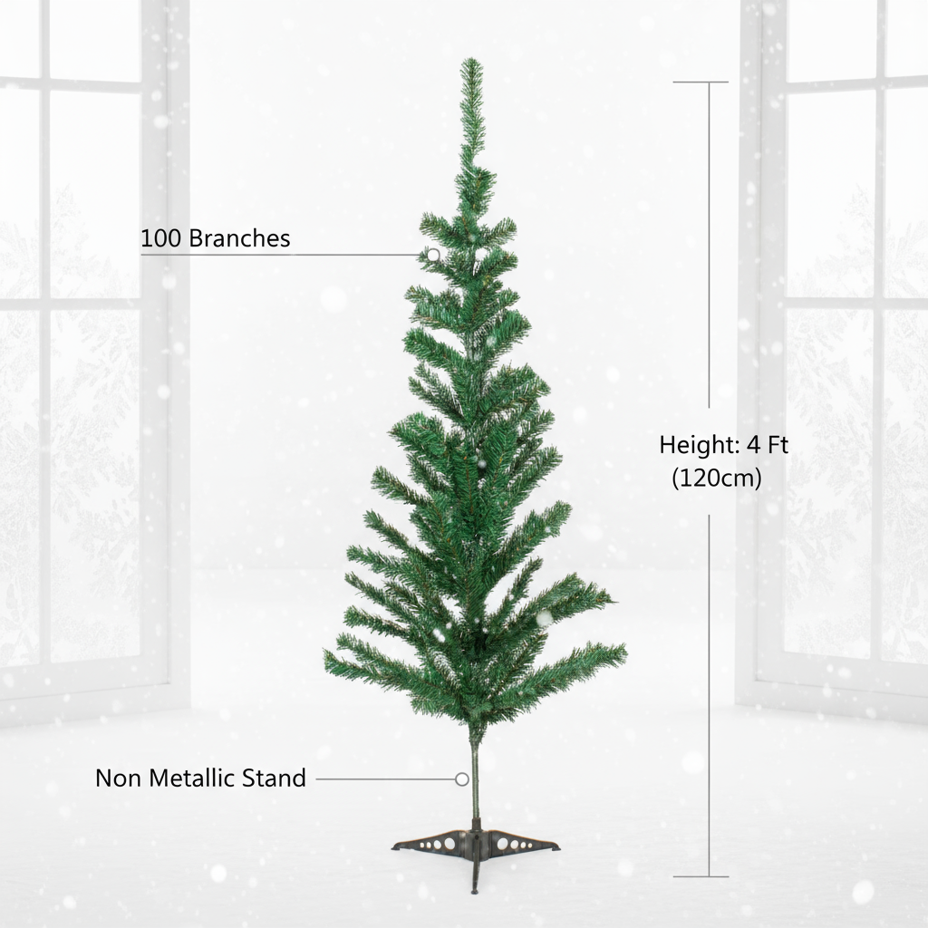Christmas Festive Tree 100 Branches 4 Ft (120cm) 1pc