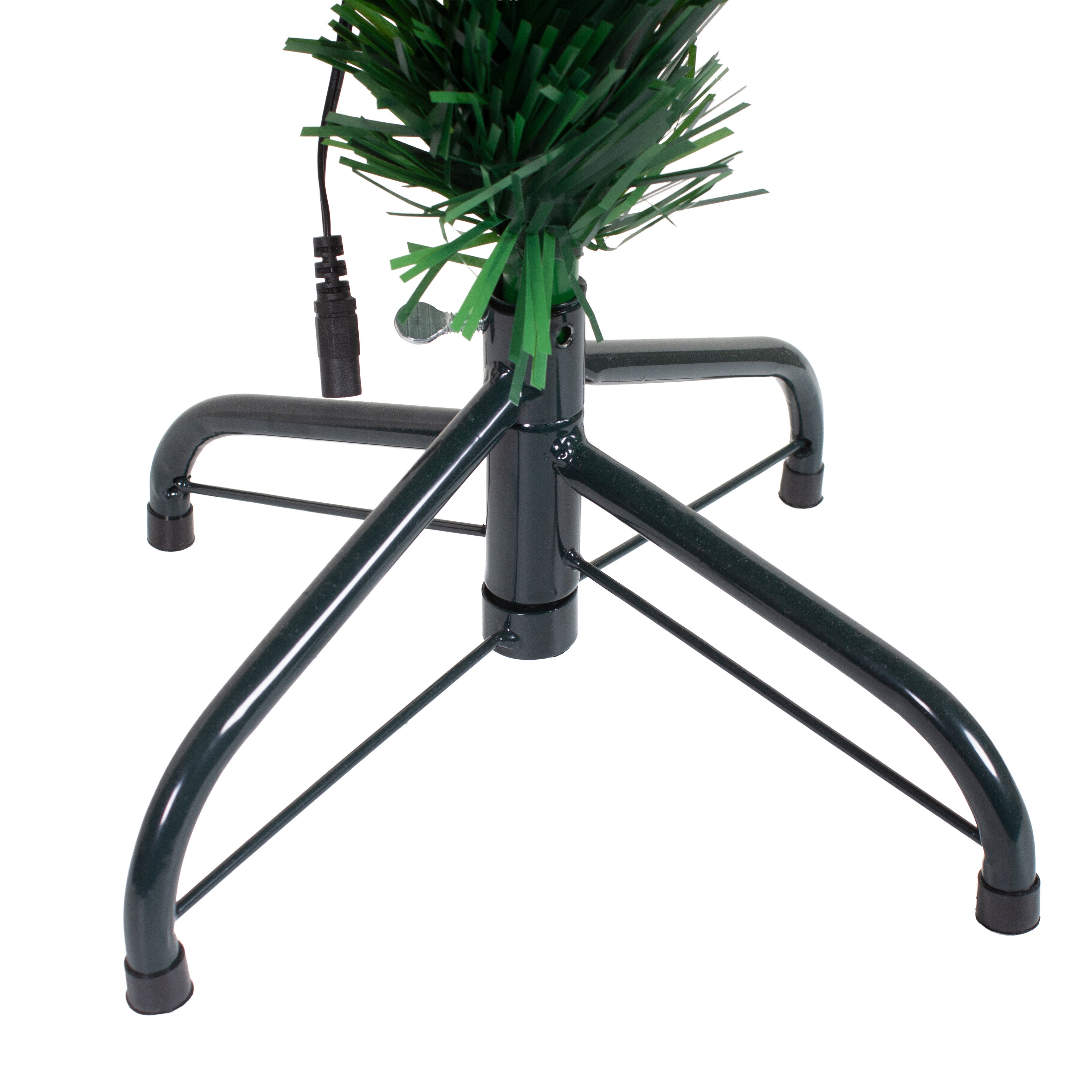 Christmas LED Fibre Optic Tree with Colour Changing Lights & Star 210 Branches 6 Ft (180cm) 1pc