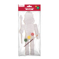 DIY Pre Printed Nutcracker Hanging with Paints and brush 1Pack