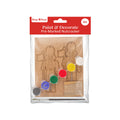 Christmas Pre-marked Paint And Decorate Kit Nutcracker Soldier 2mm Thickness Approx L15.3 x W12.4cm 1pc