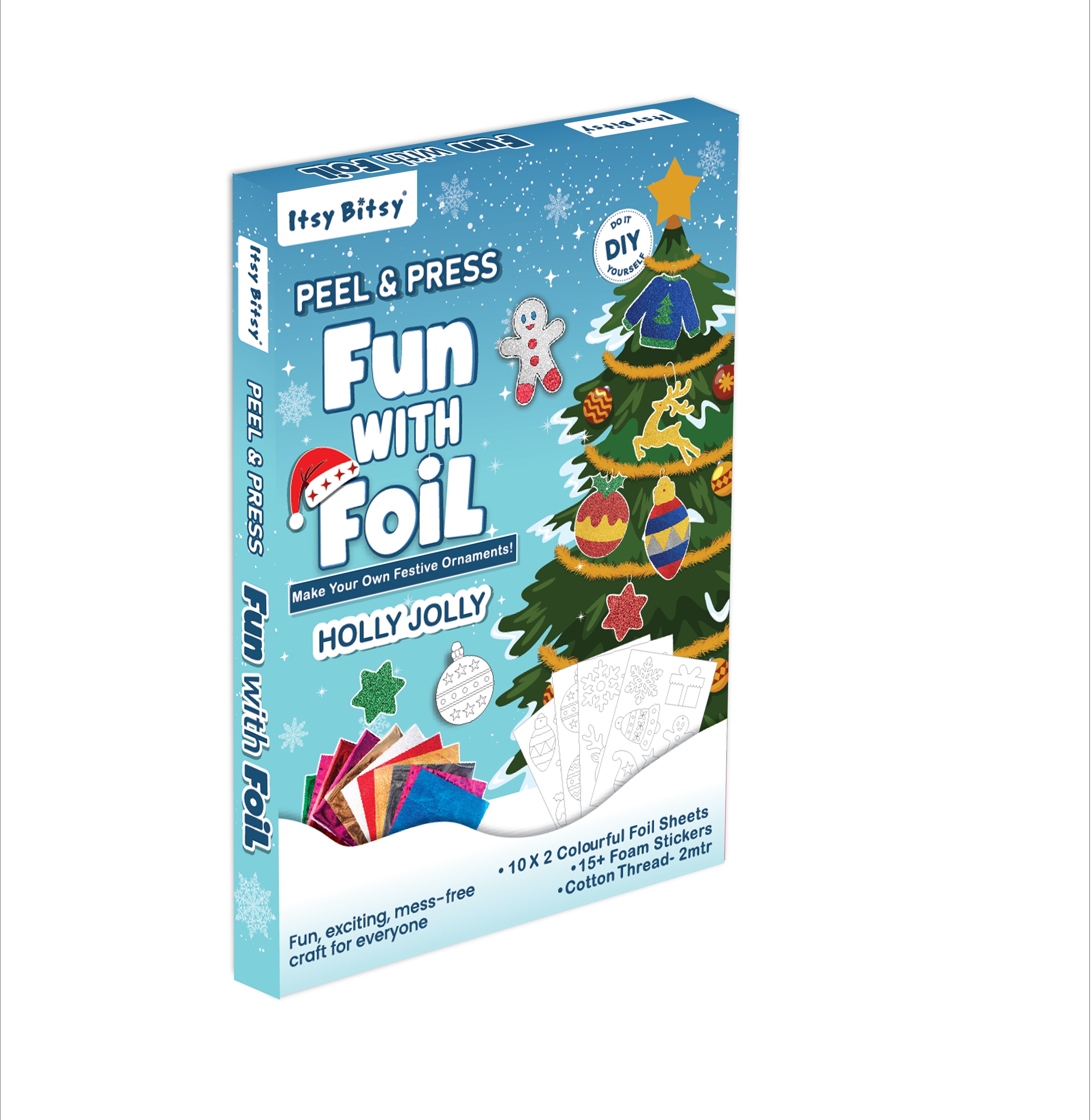DIY Peel and Press Foil with Fun Kit Holiday Approx 23.8 x16.7 x 2.8 cm 1Box