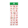 Christmas Peel Off Foil Stickers Santa Moments Approx 12.20 x 5.11inch 1 Sheet