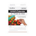 Artist's Desk Calendar 2026 Paint Sketch Draw 6.7 X 10inch 12 Sheets 1pc