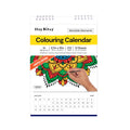 Colouring Desk Calendar 2026 Mandala Moments 6.7 X 10inch 12 Sheets 1pc