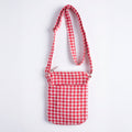 Gingham Sling Pouch 6in x 8in 1pc