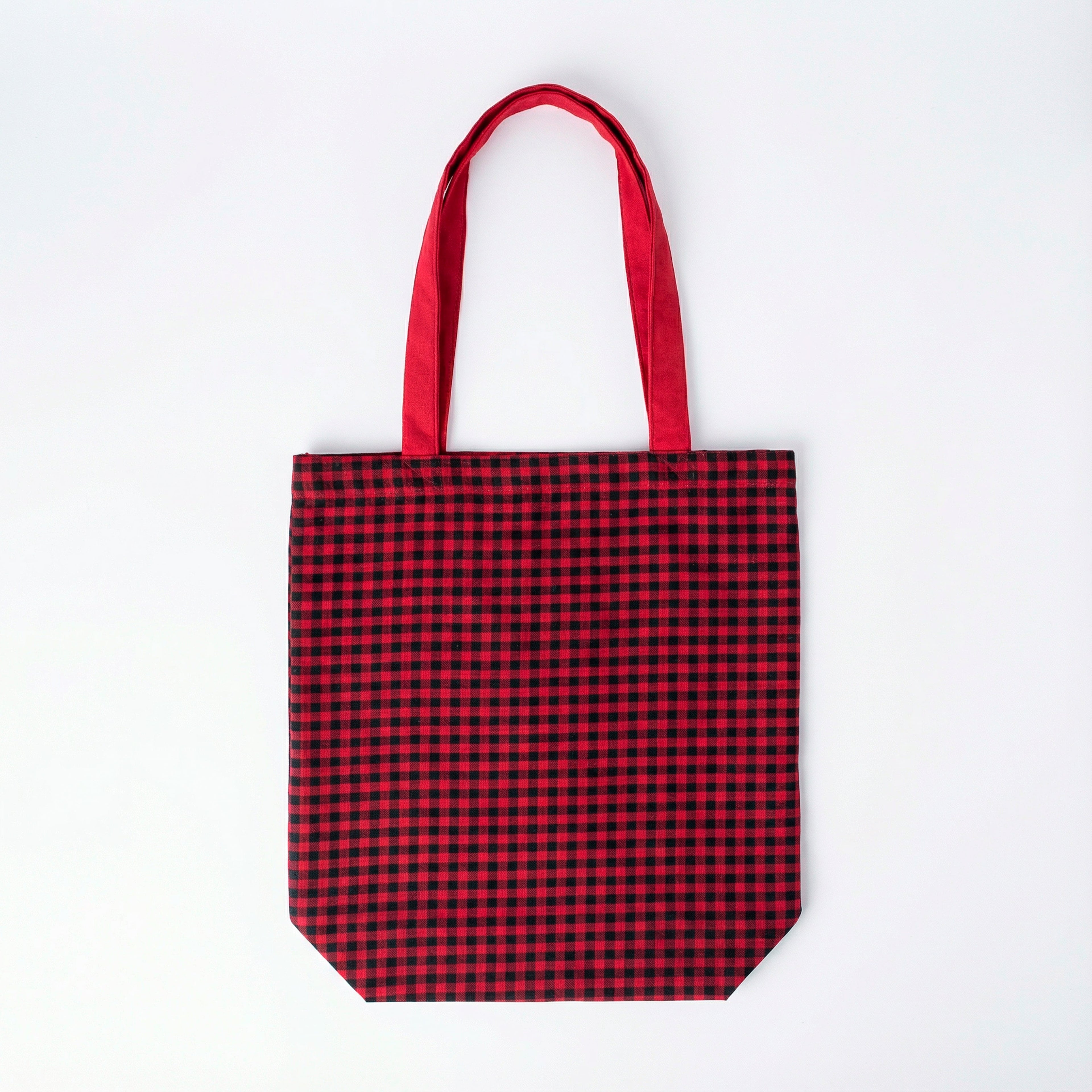 Gingham Tote Bag 15x13.75inch 1pc