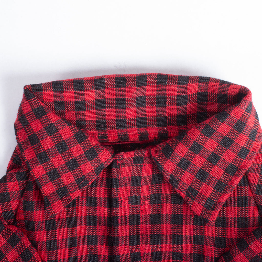 Cotton Dog Shirt Black & Red Gingham Small 3 To 8kg 1pc