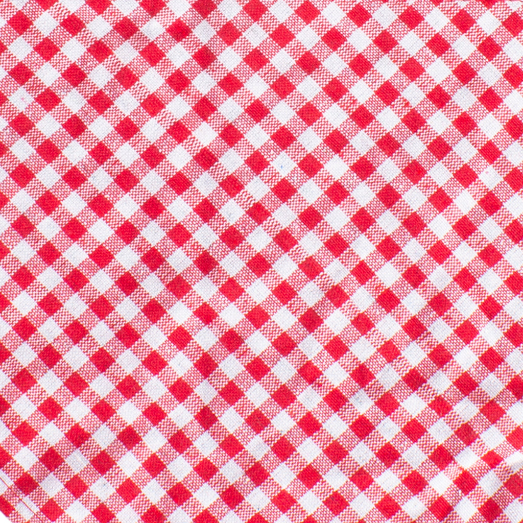 Pet Bandana Red & White Gingham 65cm 1pc
