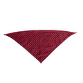 Pet Bandana Red and Black Gingham 65cm 1pc