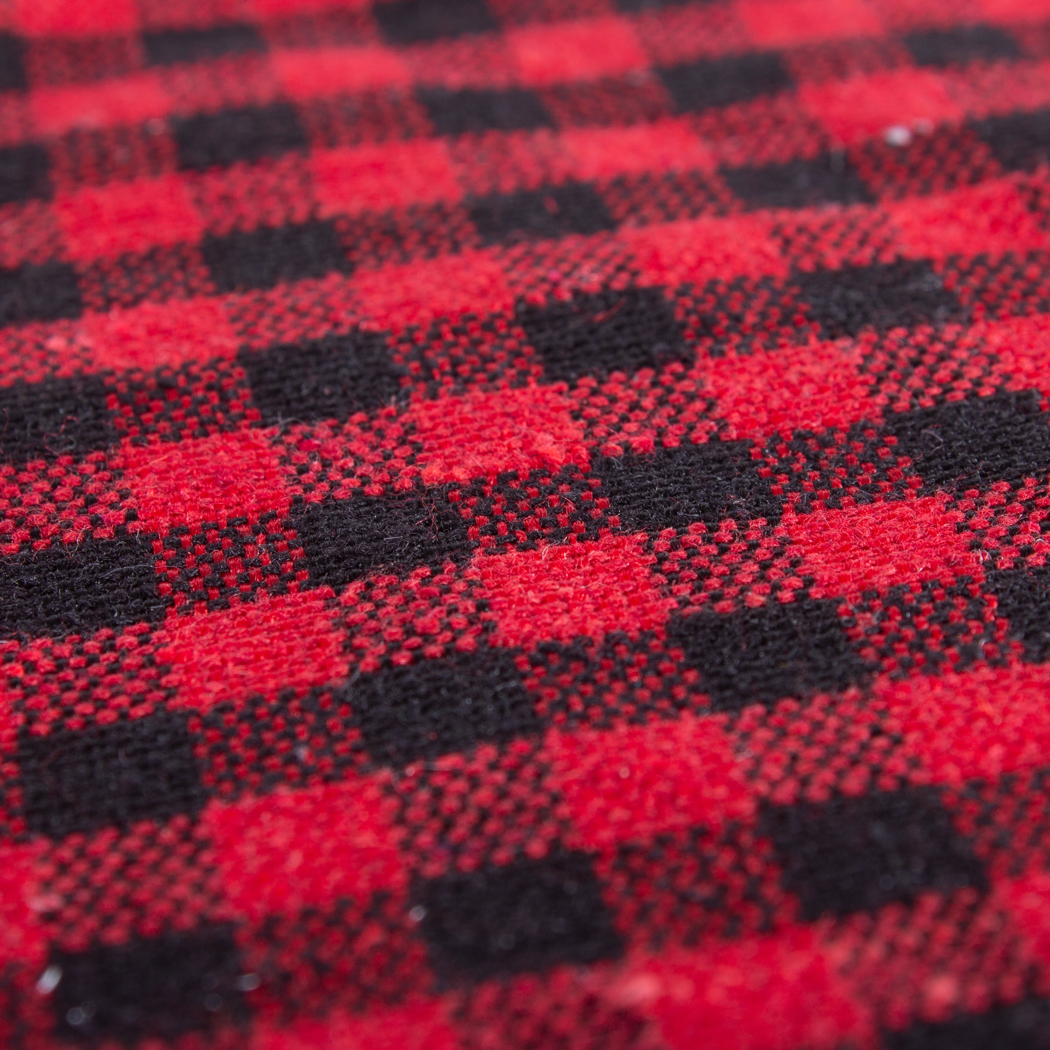 Pet Bandana Red and Black Gingham 65cm 1pc