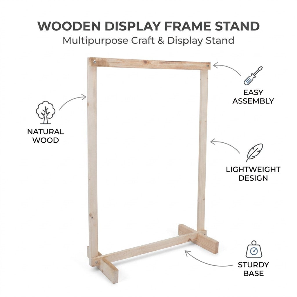 Pinewood Foldable Decoration Backdrop Stand 24 X 18inch 1pc
