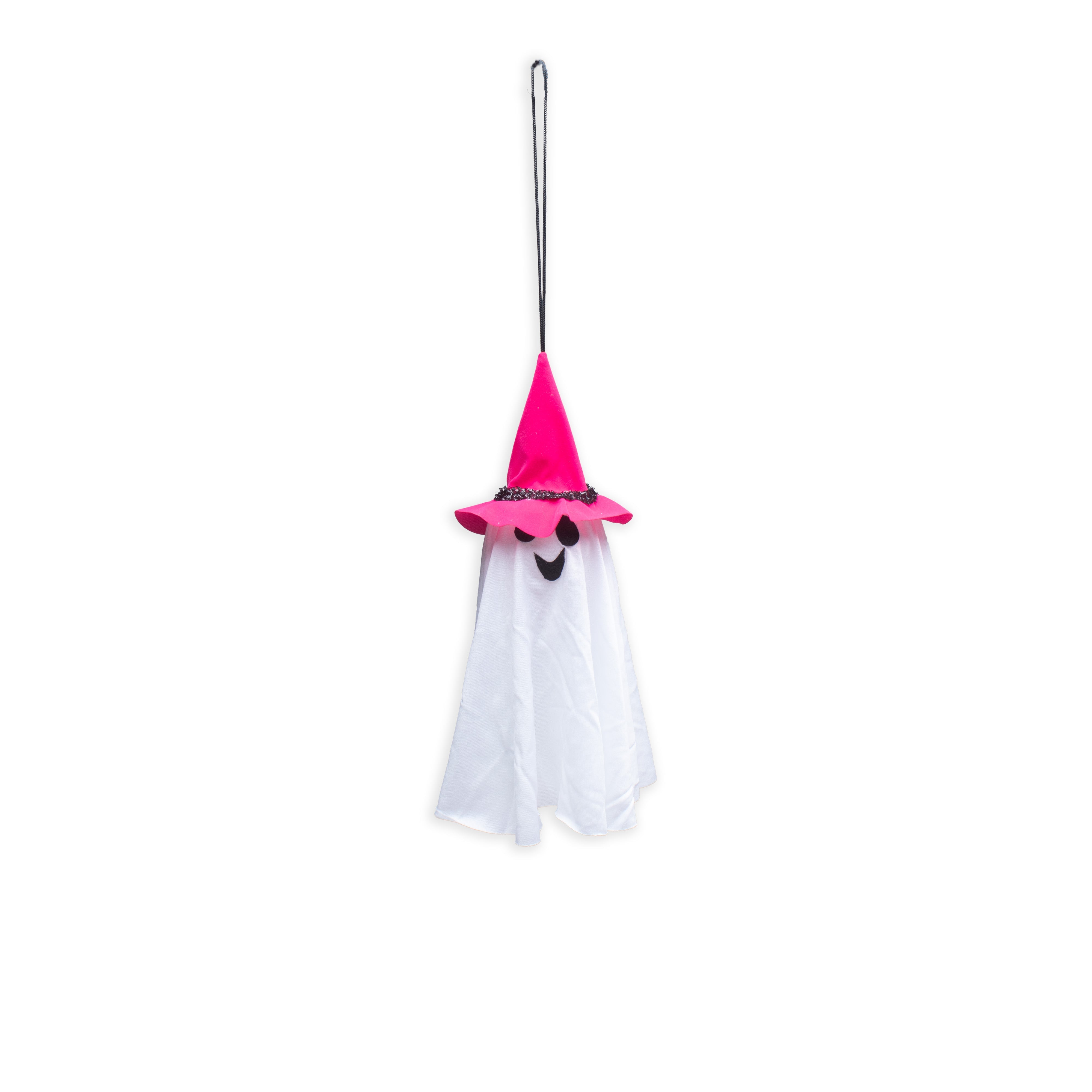 Halloween Hanging Ghost With 5pcs Warm Light 13inch 1pc
