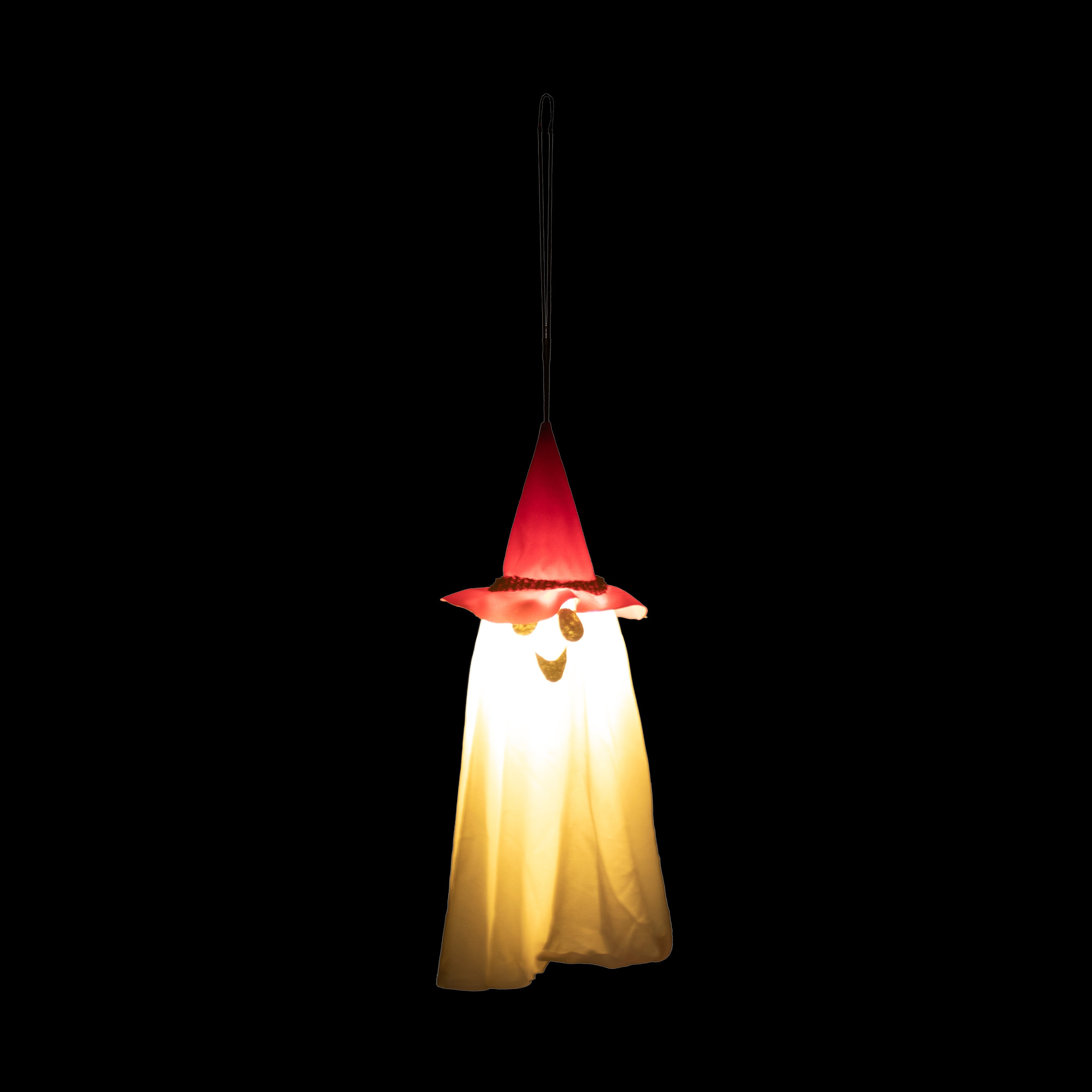 Halloween Hanging Ghost With 5pcs Warm Light 13inch 1pc