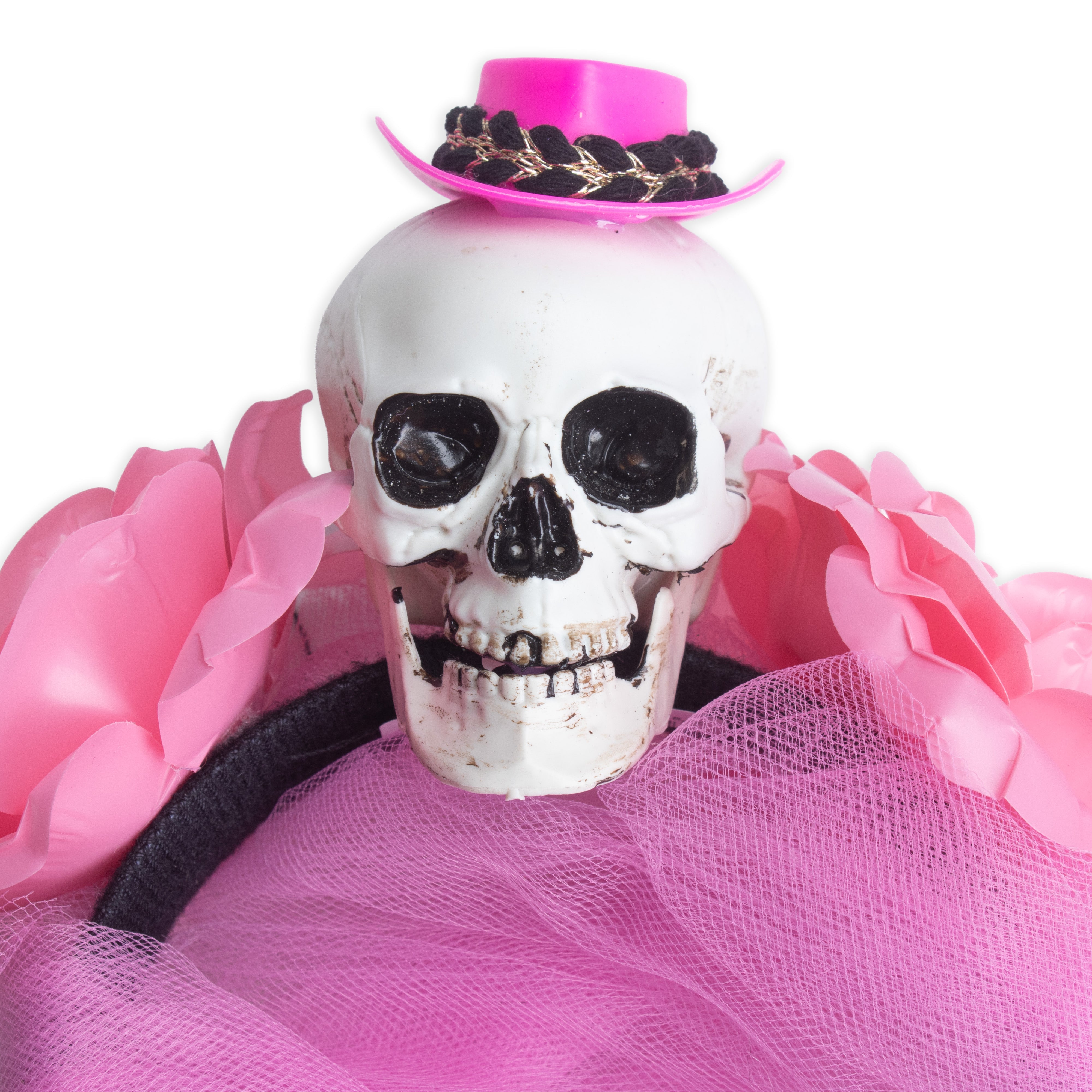 Hairband with Skull W 14 X L 20cm 1pc
