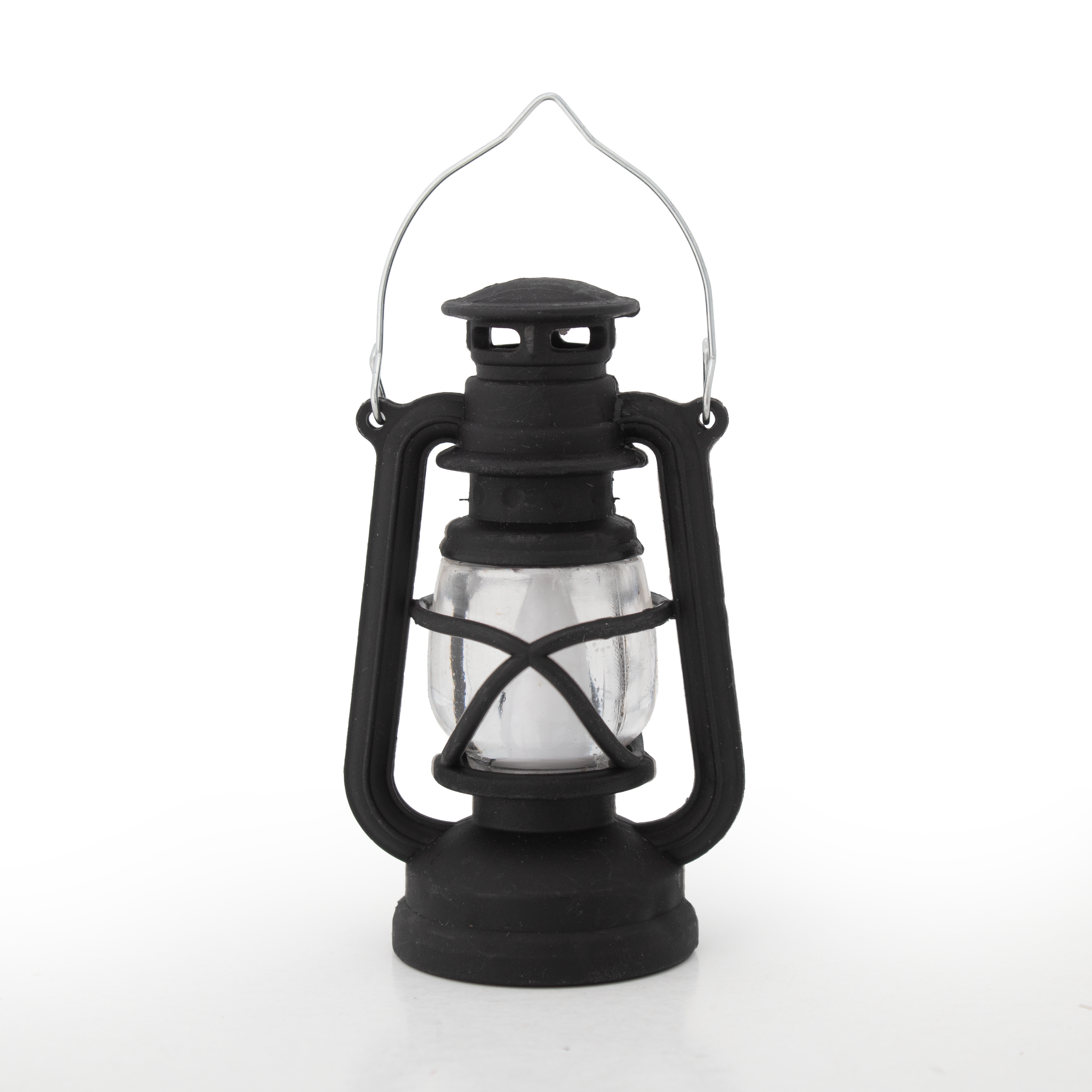 Mini Camping Lantern Black 6cm 1pc IB