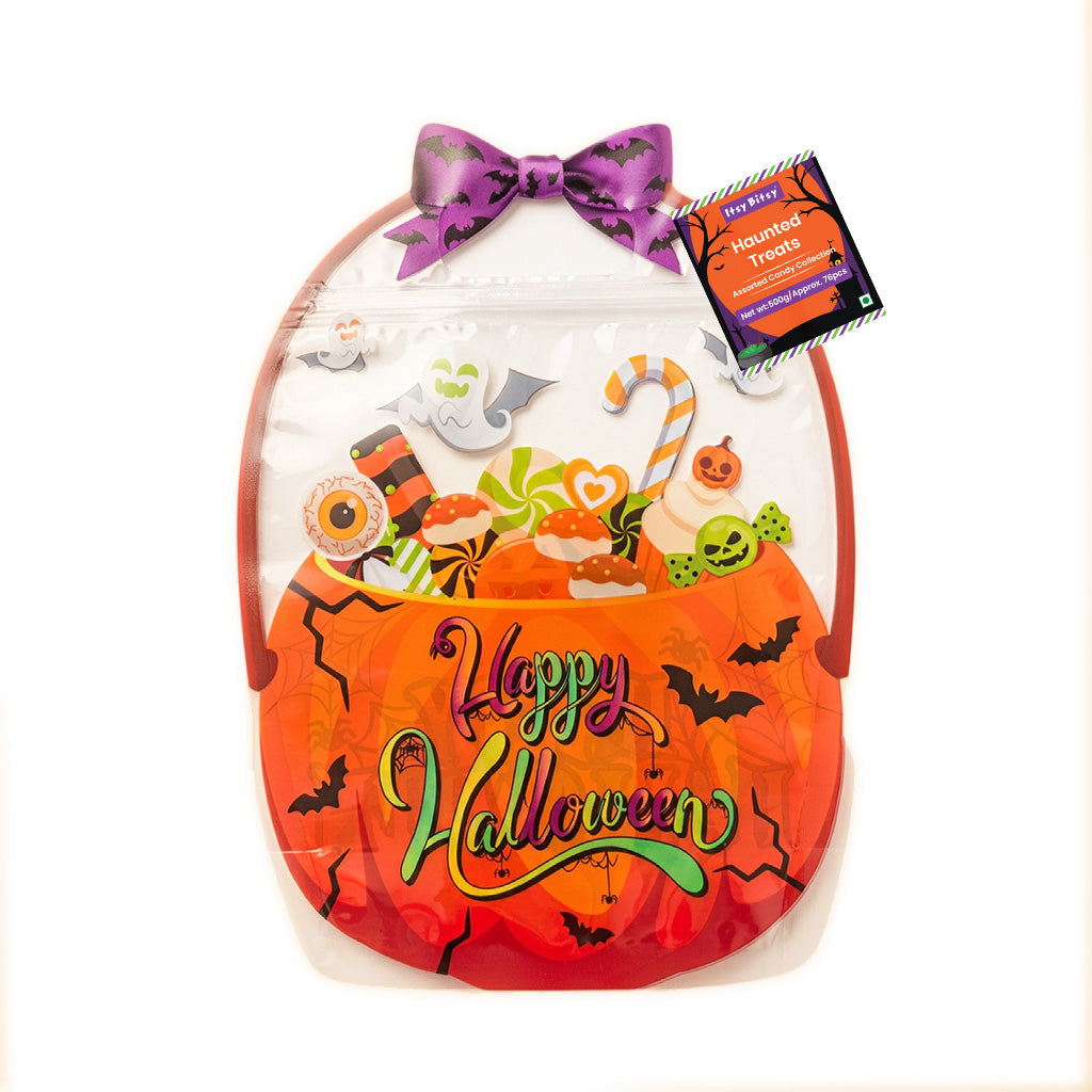 Assorted Candy Pouch Happy Halloween 225gm