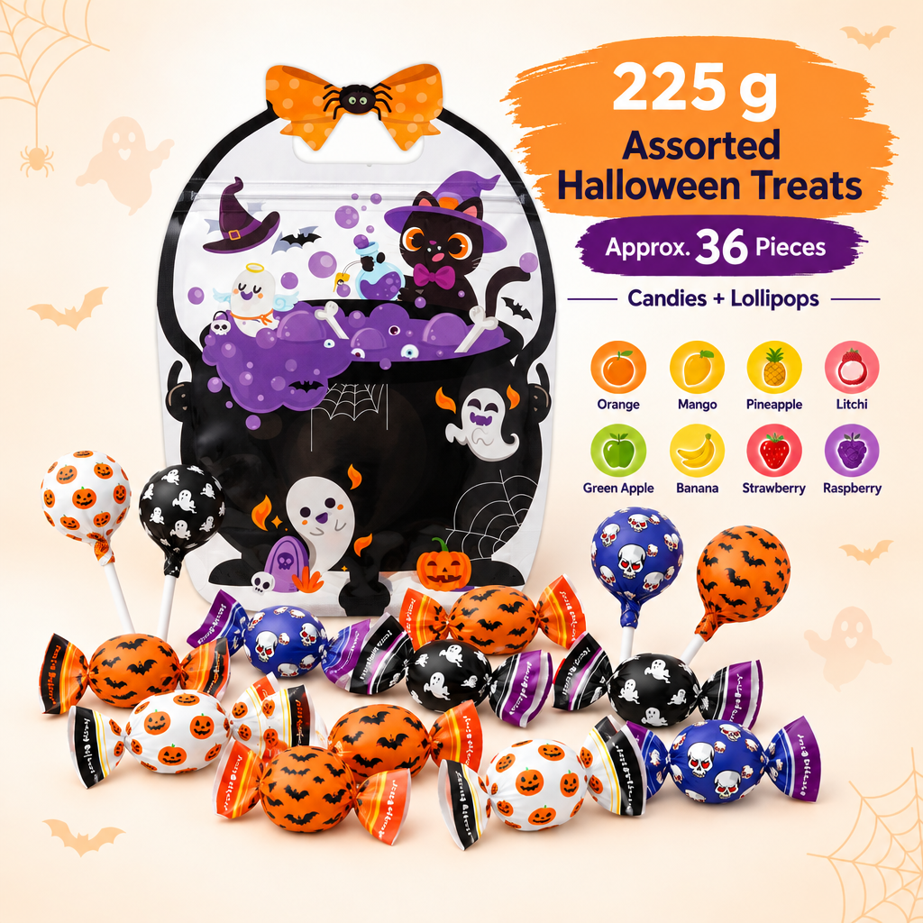 Assorted Candy Pouch Witch's Brew 225gm