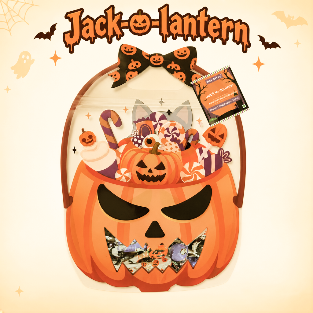 Assorted Candy Pouch Jack-o-lantern 225gm
