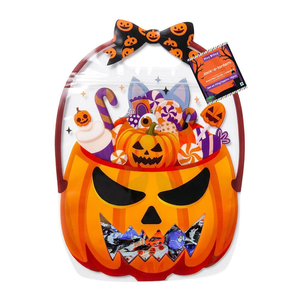 Assorted Candy Pouch Jack-o-lantern 225gm