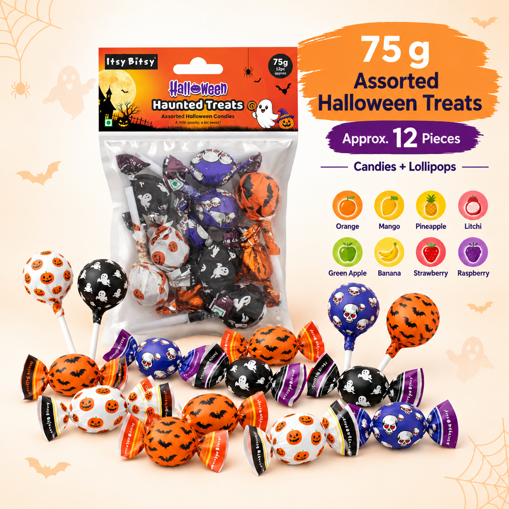 Assorted Candy Pouch Haunted Treats 75gm