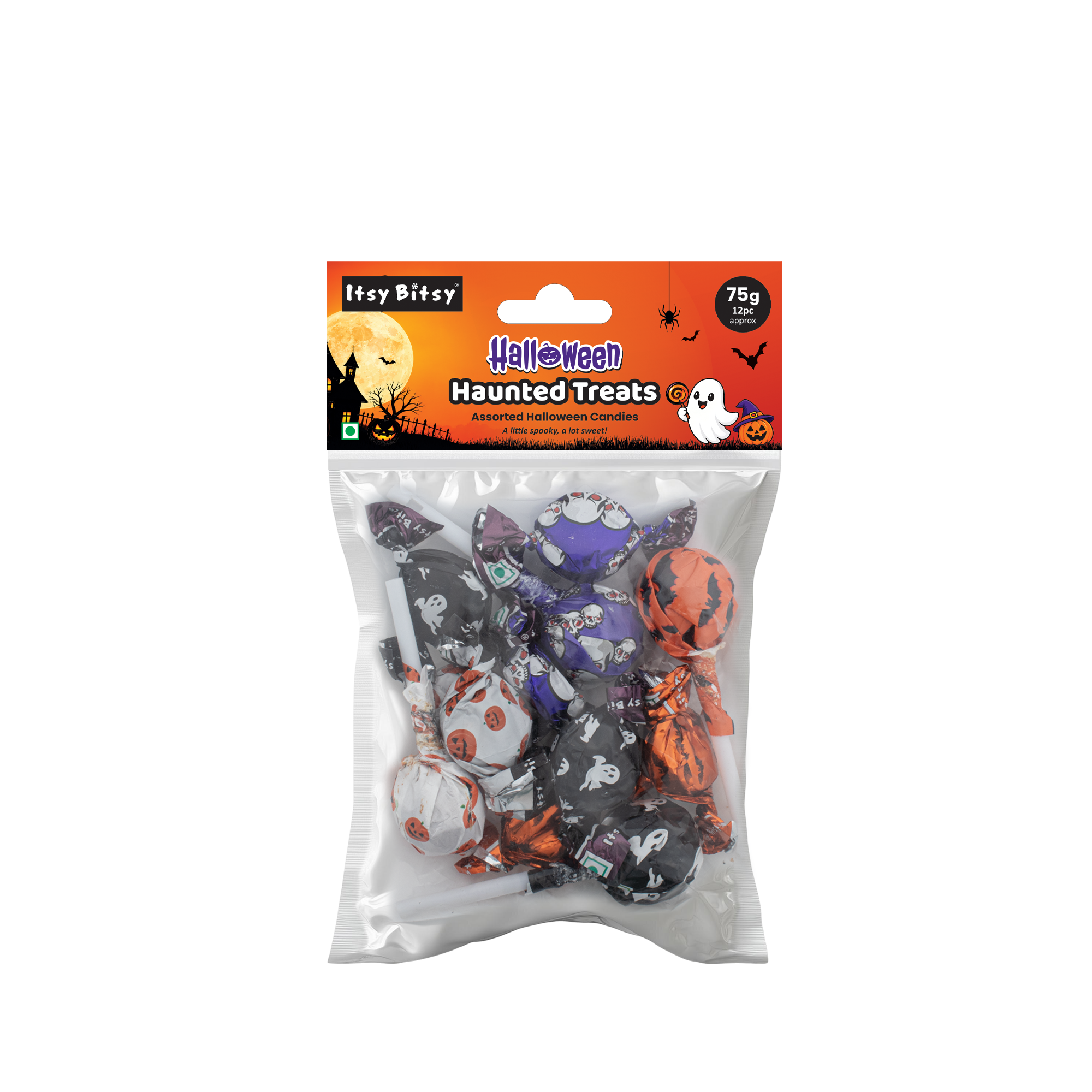 Assorted Candy Pouch Haunted Treats 75gm