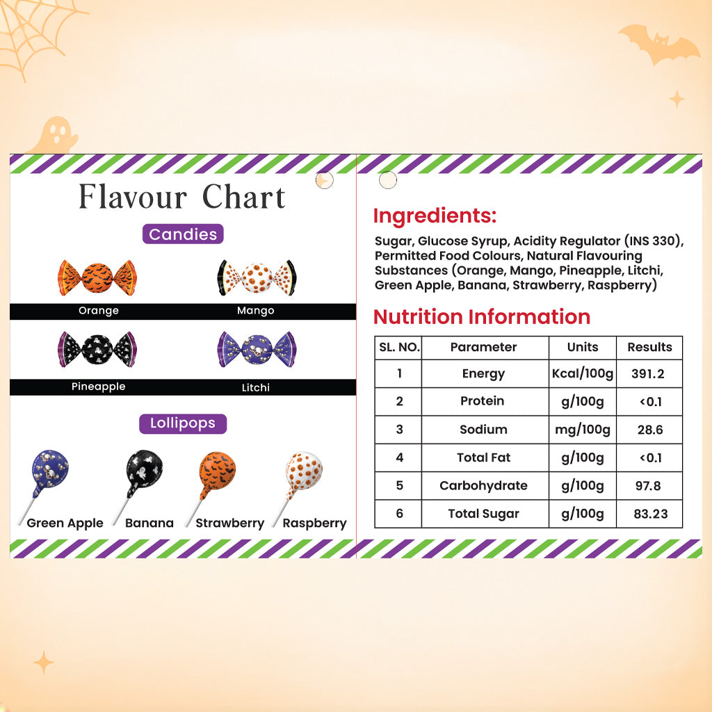 Assorted Candy Pouch Haunted Treats 500gm