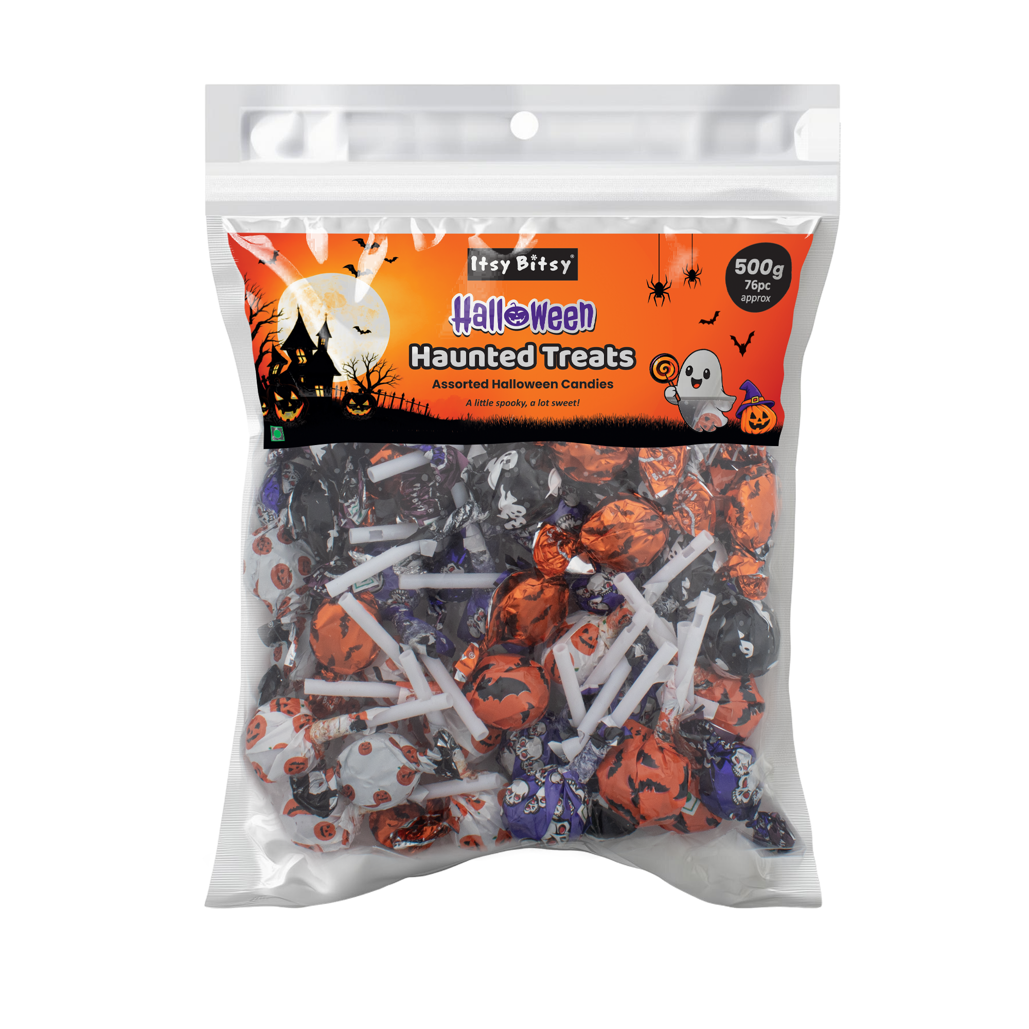 Assorted Candy Pouch Haunted Treats 500gm