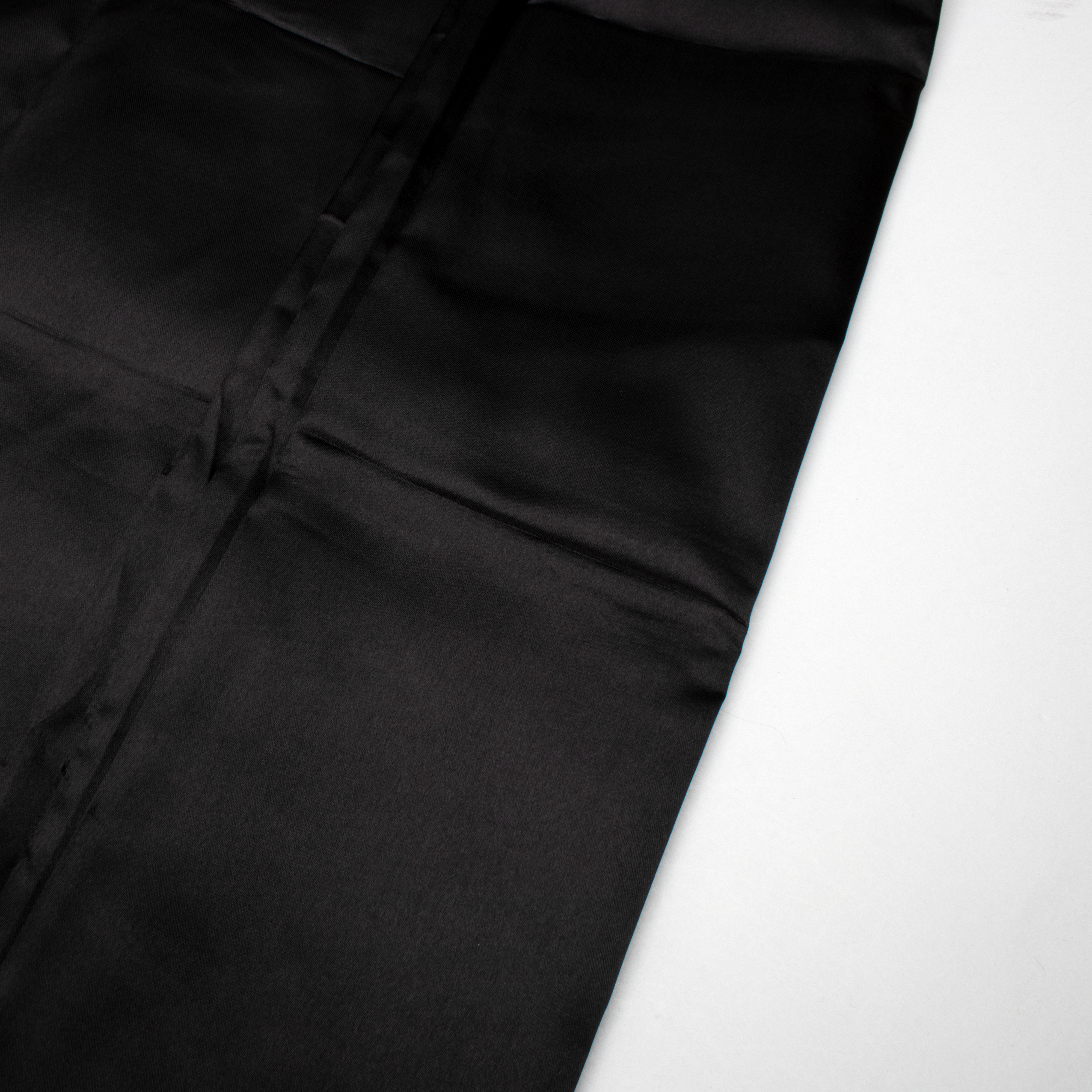Halloween Satin Cloth Black 3mtr