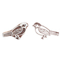 Hand Carved Wooden Printing Block Sparrow W 2inch X L 2inch 1pc